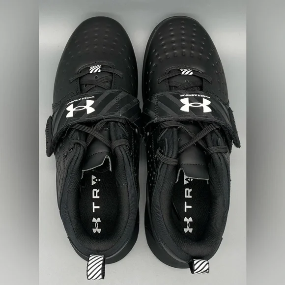 Under Armour Reign Lifter Training Shoes 3023735-001 Black Mens Size 7 & 7.5 NEW - Picture 7 of 10